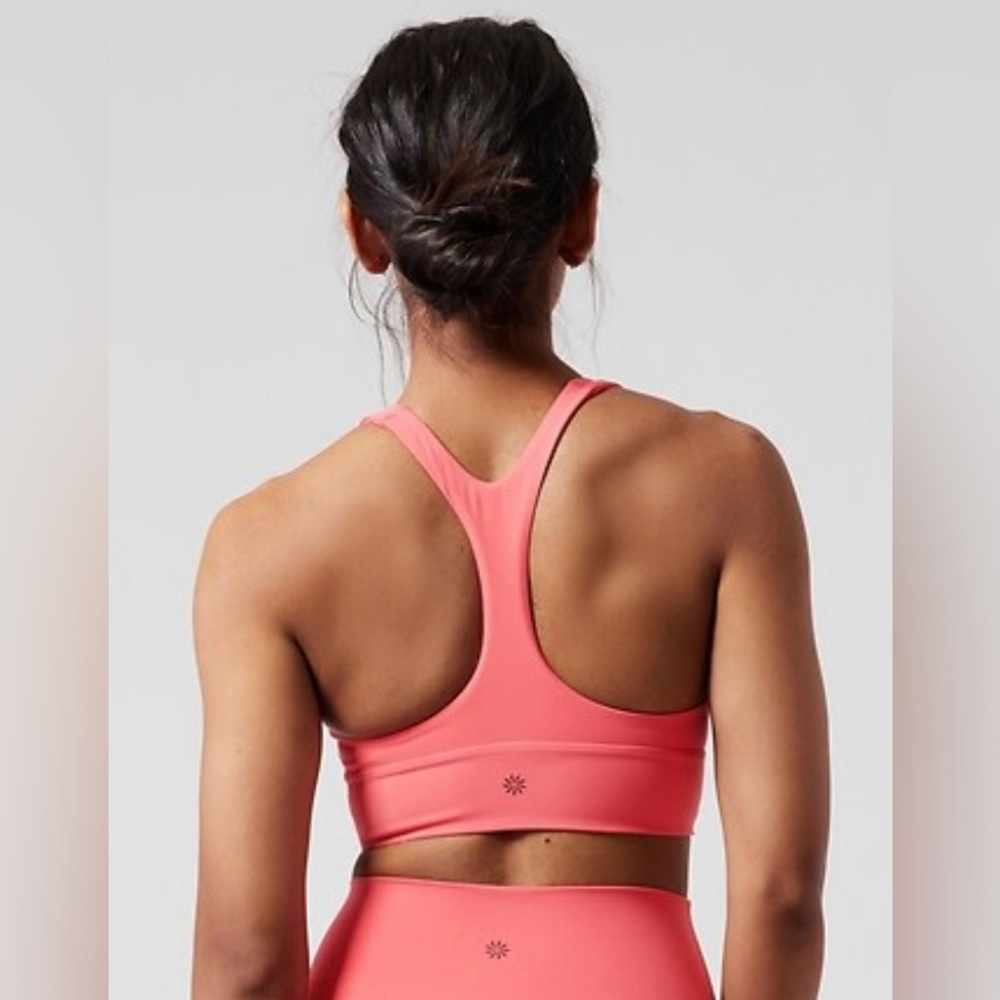 Athelta Transend Bra in Coral Petal - Picture 2 of 5